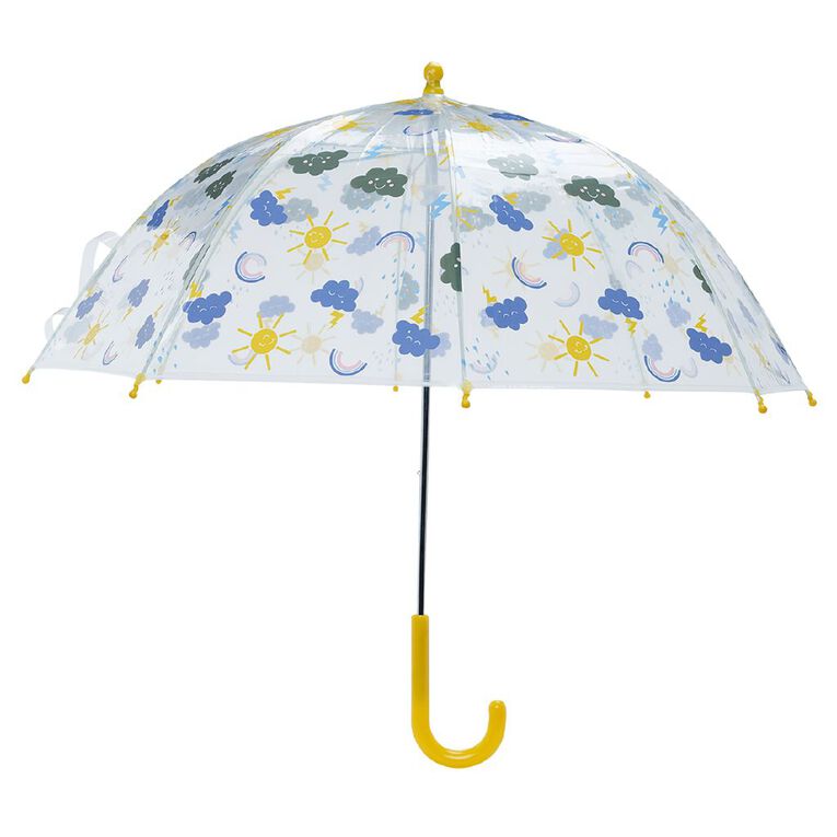 H&H Kids' Printed Umbrella, Blue Dark, hi-res