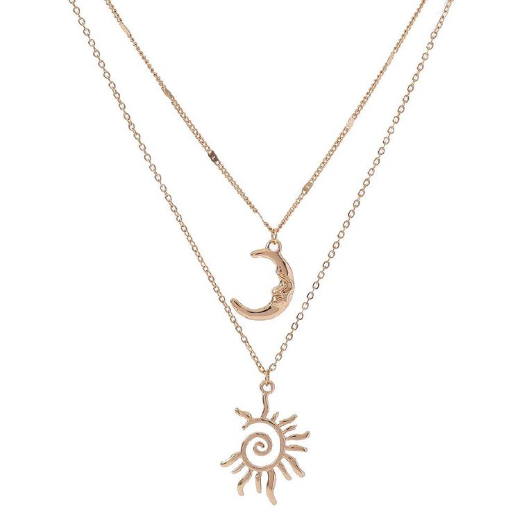 Pendant Necklace 2 Layers, , hi-res