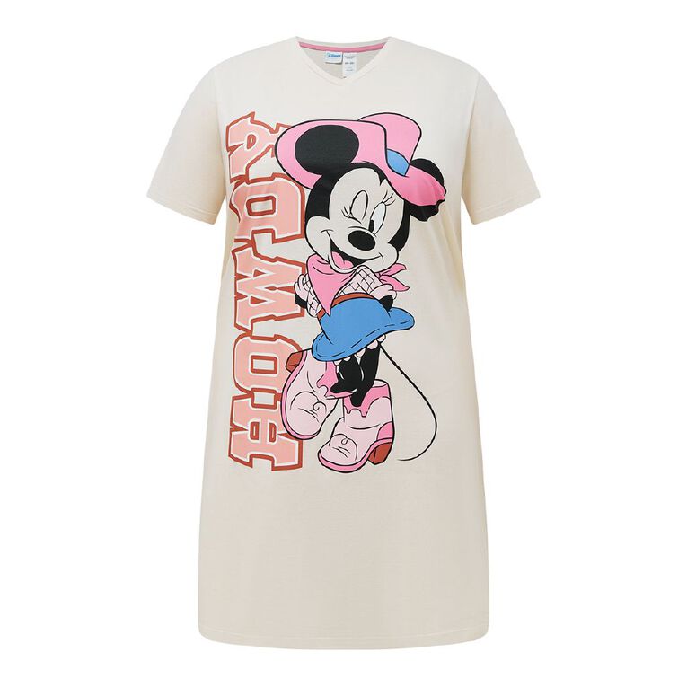 Disney H&H Plus Women's Plus Size Nightie, White, hi-res