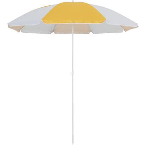 Living & Co Beach Umbrella Yellow 1.6m