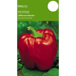 Kiwi Garden Pepper Californian Wonder Seeds