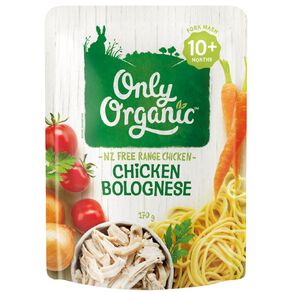 Only Organic Chicken Bolognese Pouch 170g