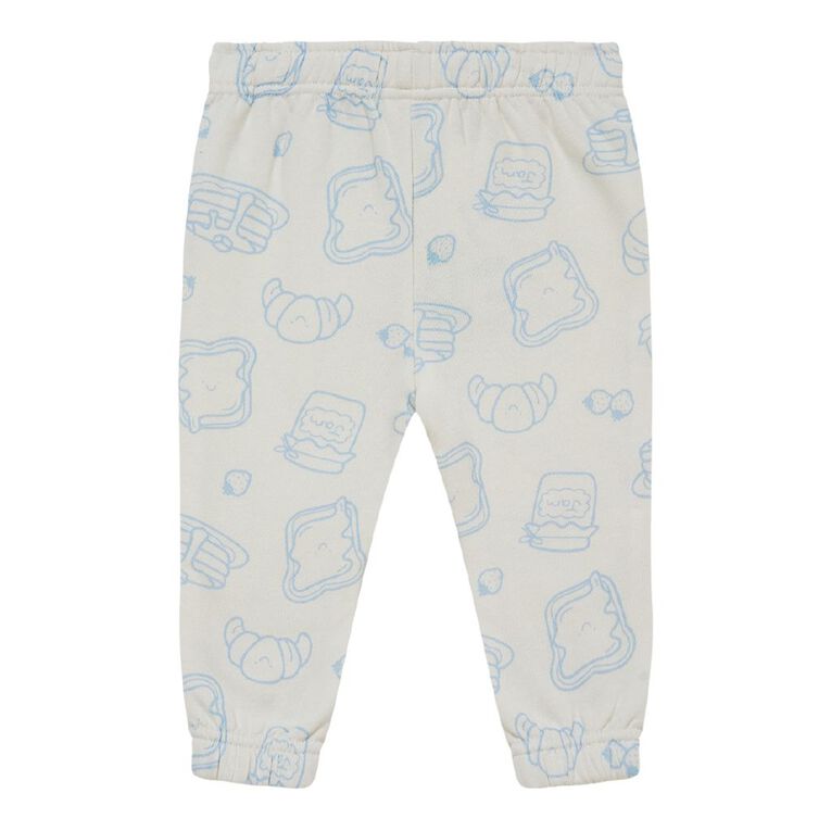 Young Original Babies' Printed Trackpants, Cream COCONT MLK, hi-res