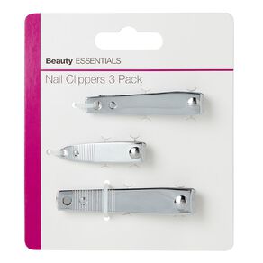 Beauty Essentials Nail Clippers 3 Piece