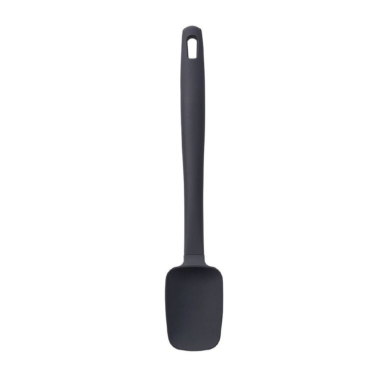 Living & Co SoftFlex Spatula Spoon Cream Charcoal, , hi-res