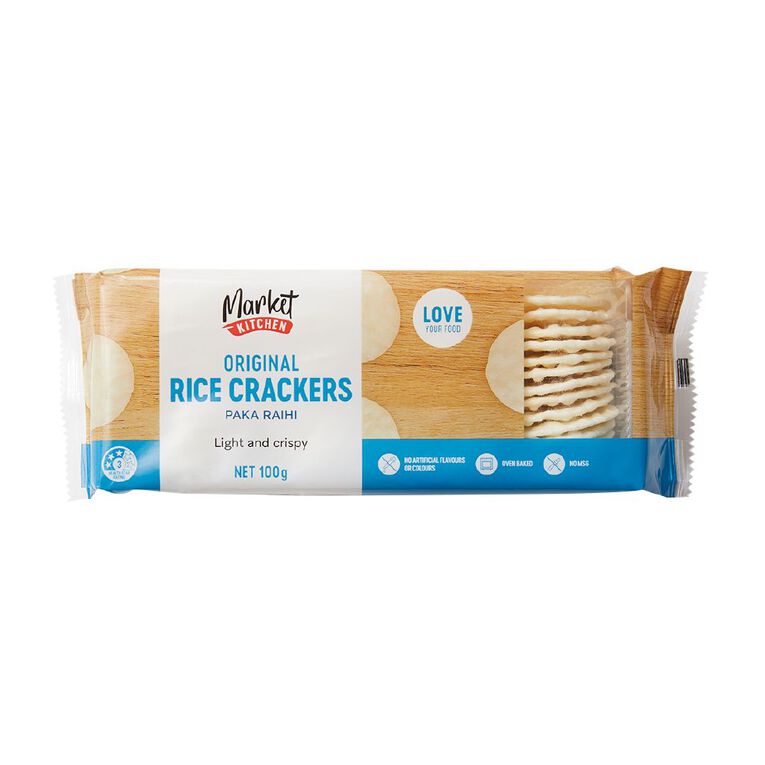 Market Kitchen Original Rice Crackers 100g