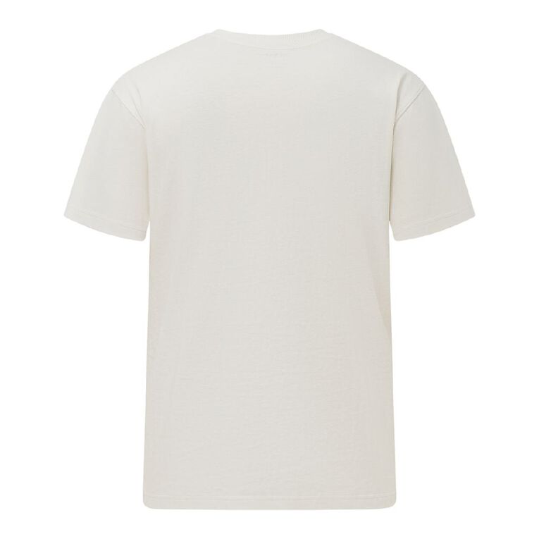 H&H Men's Relaxed Fit Graphic Tee, Cream Moonscape, hi-res