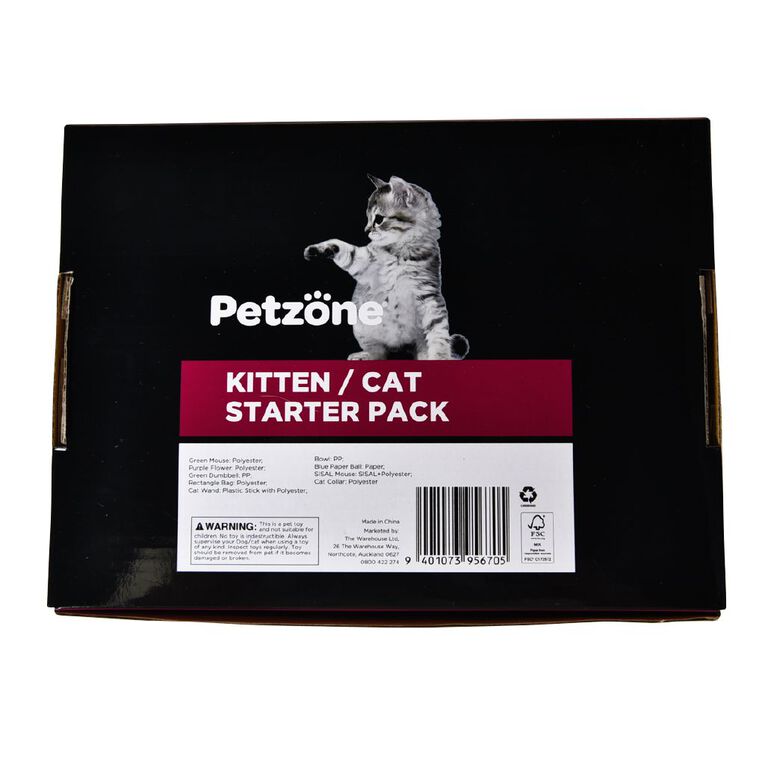 Petzone Kitten Starter Pack Multi-Coloured, , hi-res
