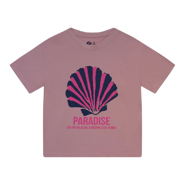 Young Original Short Sleeve Oversized Tee, Purple Light, hi-res