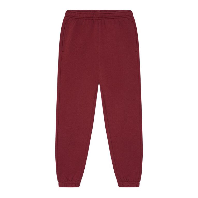 Young Original Plain Trackpants, Red Dark, hi-res