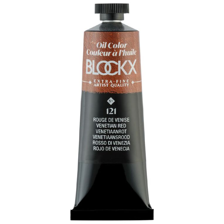 BLOCKX Oil Tube 35ml S1 121 Venetian Red Red, , hi-res