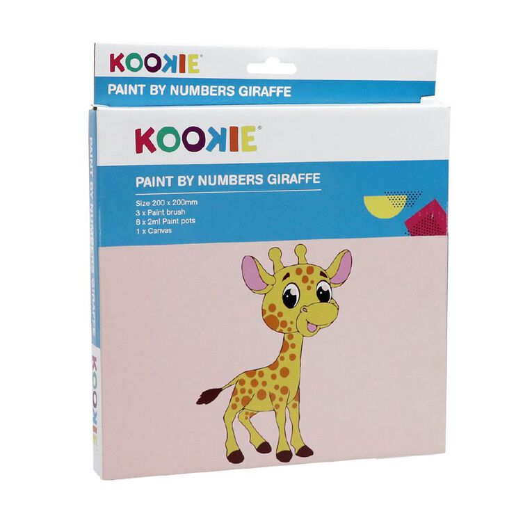 Kookie Paint By Numbers Giraffe, , hi-res