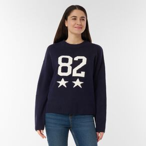 H&H Women's Intarsia Knit Jumper