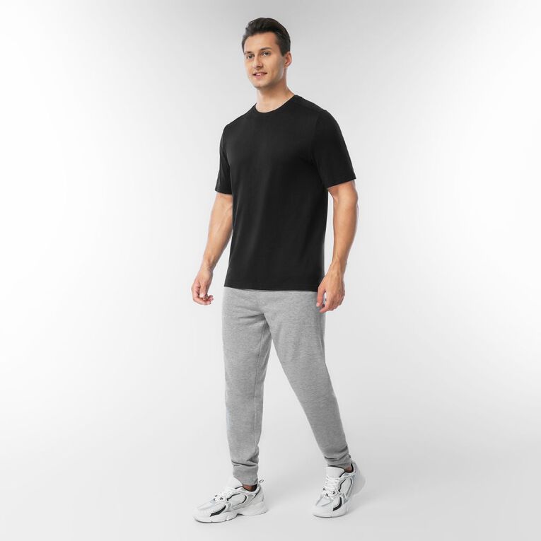 Active Intent Men's Seamless Tee, Black, hi-res