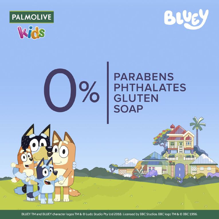 Palmolive Kids' 3 in 1 Bluey Shampoo and Conditioner 350ml, , hi-res