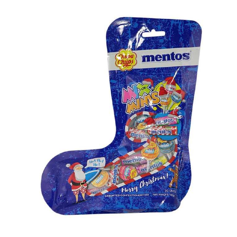 Chupa Chups & Mentos Christmas Stocking 160g, , hi-res