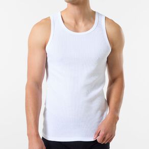 H&H Men's Waffle Singlet 2 Pack