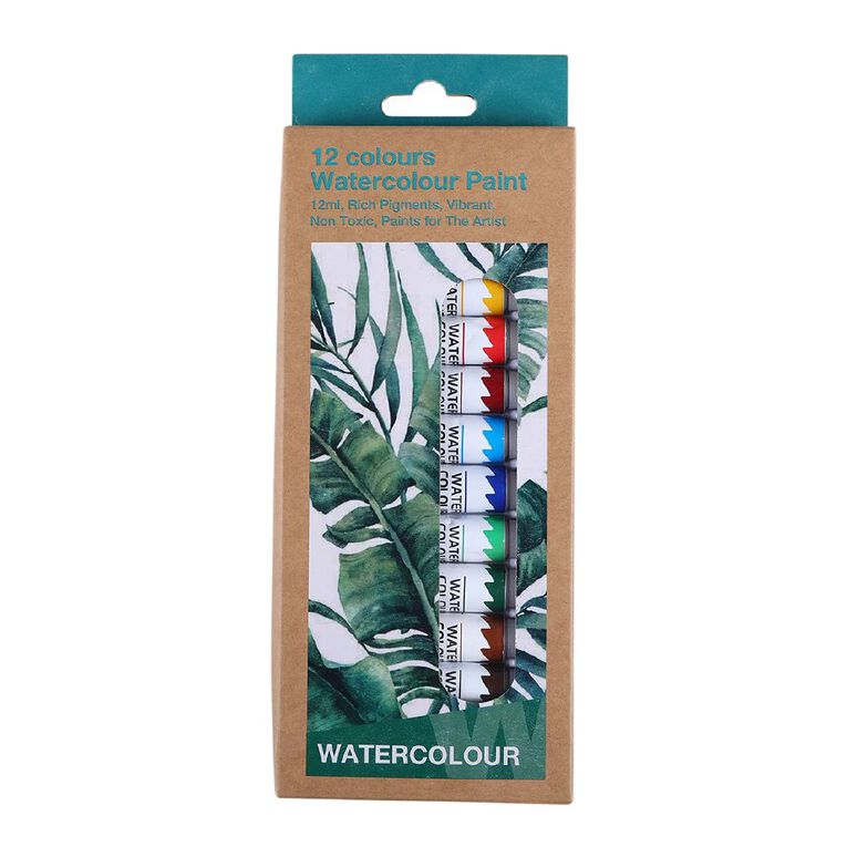 Uniti Watercolour Paint 12 Colours, , hi-res