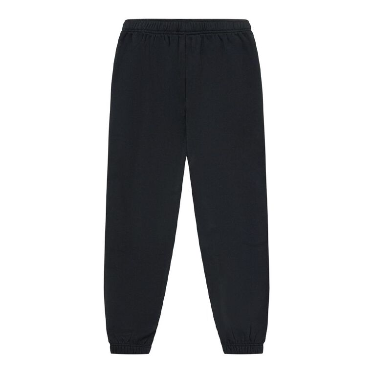 Young Original Plain Cuffed Trackpants, Black, hi-res