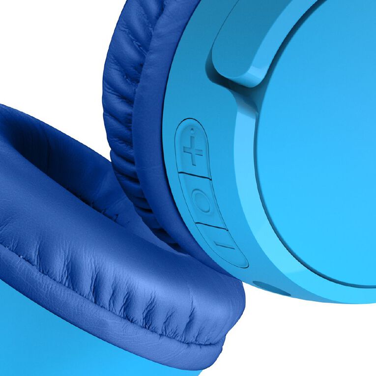 Belkin SoundForm Mini 2 Wireless On-Ear Kids Headphones Blue, , hi-res