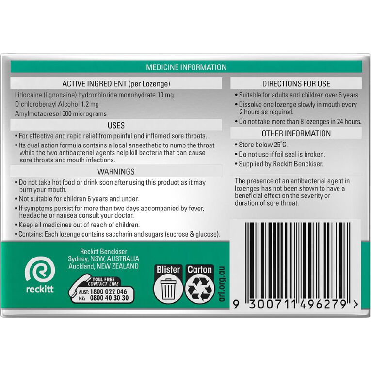 Strepsils Plus Lozenges 36s, , hi-res