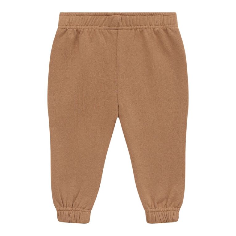 Young Original Babys' Plain Trackpants, Brown Light, hi-res