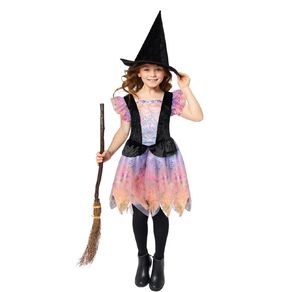 Scarehouse Colourful Witch Costume 4-6 Years