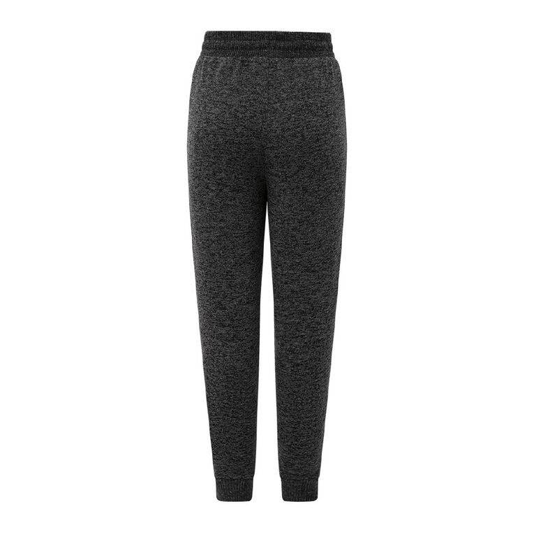 H&H Women's Brushed Knit Harem Pants, Charcoal/Marle, hi-res