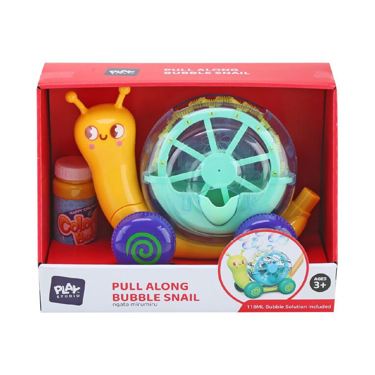 Play Studio Pull Along Bubble Snail, , hi-res