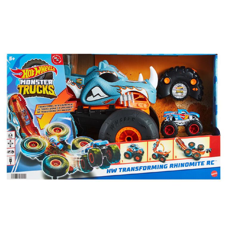 Hot Wheels Remote Control Monster Trucks 115 Rhinomite The Warehouse