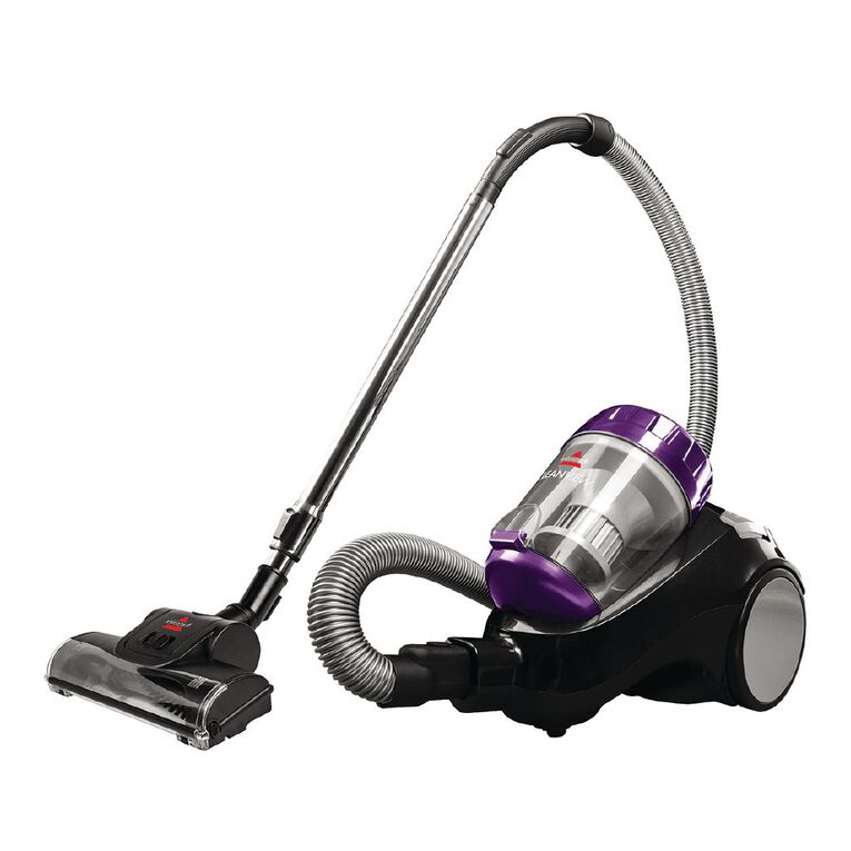 Bissell CleanView Canister Multi-Cyclonic Turbo Vacuum Purple/Black, , hi-res