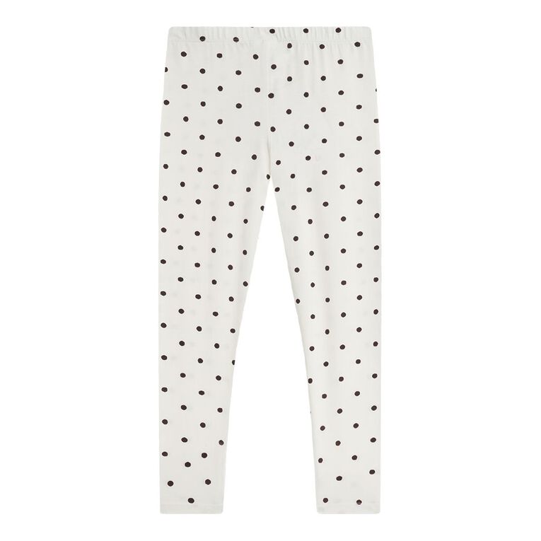 Young Original All Over Print Leggings, Cream, hi-res