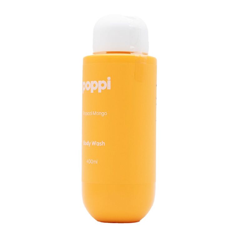 Poppi Body Wash Tropical Mango 400ml, , hi-res