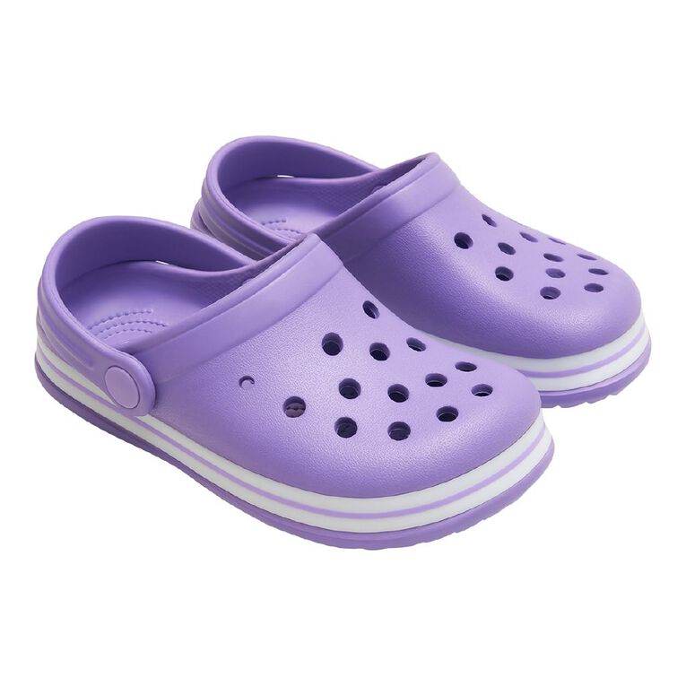 Young Original Senior Kids' Jack Frog Clog Shoes, Purple, hi-res