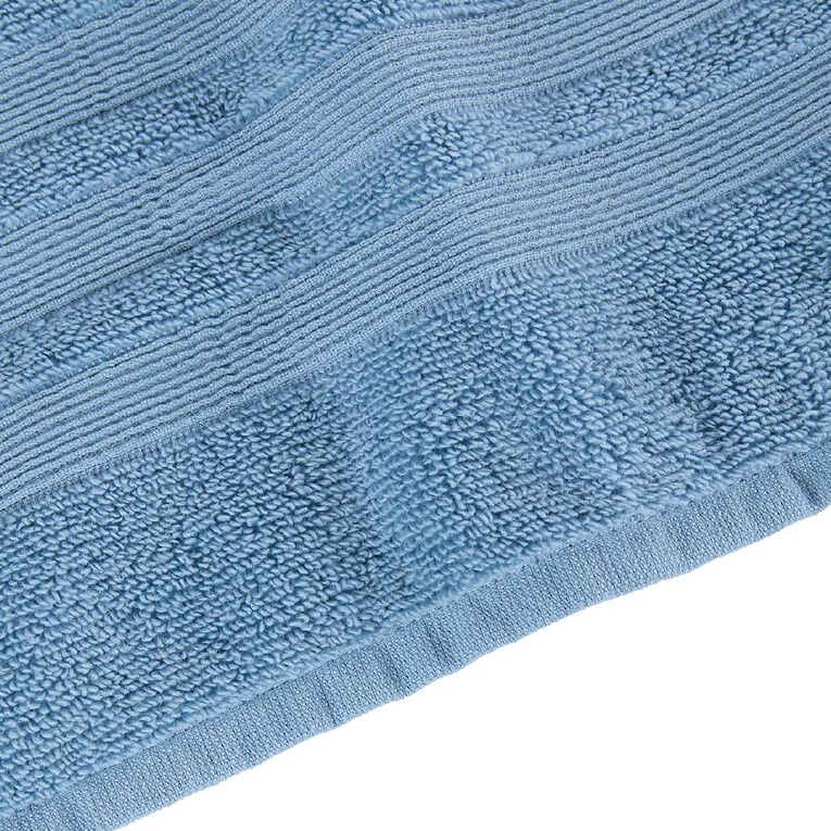 Living & Co Plush Plain Bath Towel Blue, , hi-res