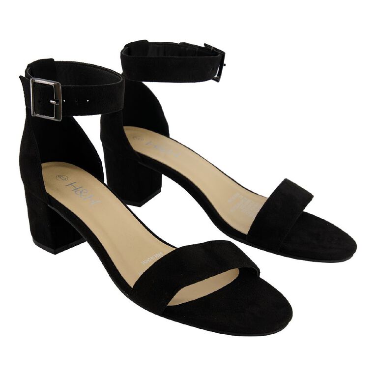 H&H Women's Open Toe Sandals, Black, hi-res