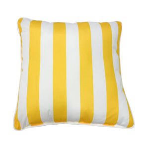 Living & Co Outdoor Cushion Stripe Yellow 40cm x 40cm
