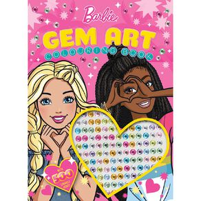 Barbie: Gem Art Colouring Book