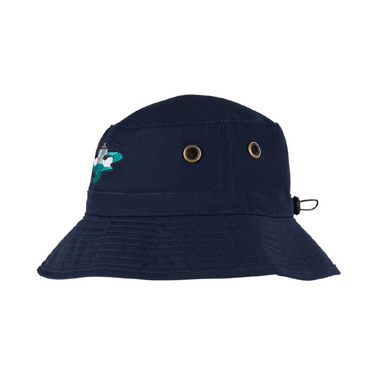 Schooltex Longbeach School New Bucket Hat with Embroidery, Navy, hi-res