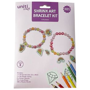 Uniti Kids Shrink Art Bracelet Kit