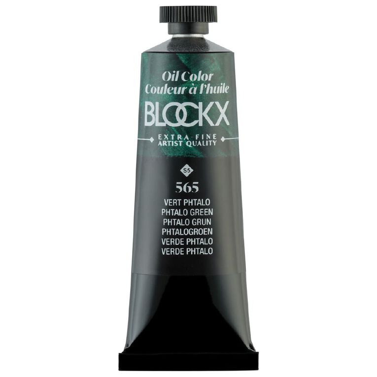 BLOCKX Oil Tube 35ml S5 565 Phthalo Green, , hi-res