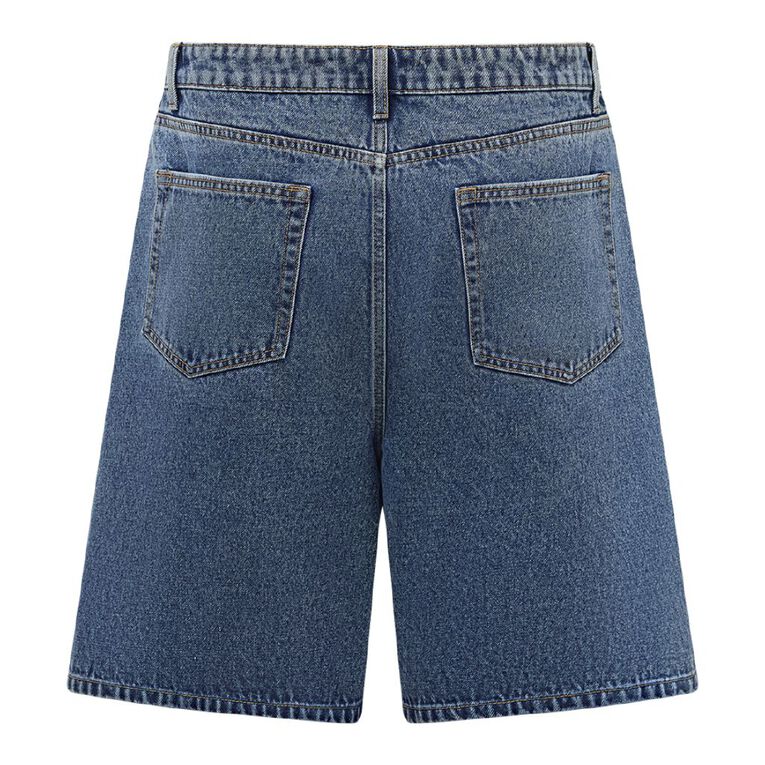 Garage Men's Relaxed Denim Shorts, Denim Mid, hi-res