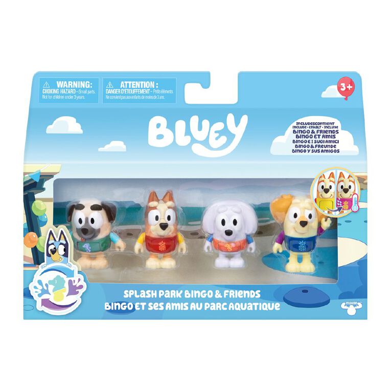 Bluey Colour Change Figure 4 Pack, , hi-res