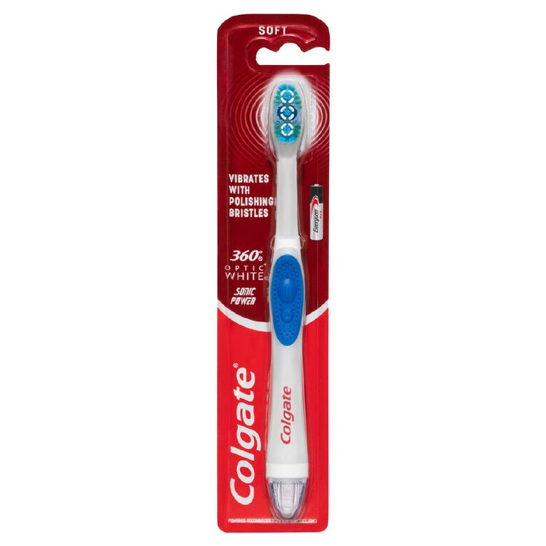 Colgate Optic White Sonic Toothbrush Soft, , hi-res