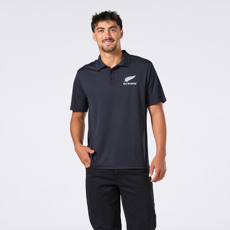 All Blacks Men's Polo, Black, hi-res