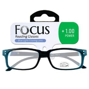 Focus Blue Light Filter Reading Glasses +1.00