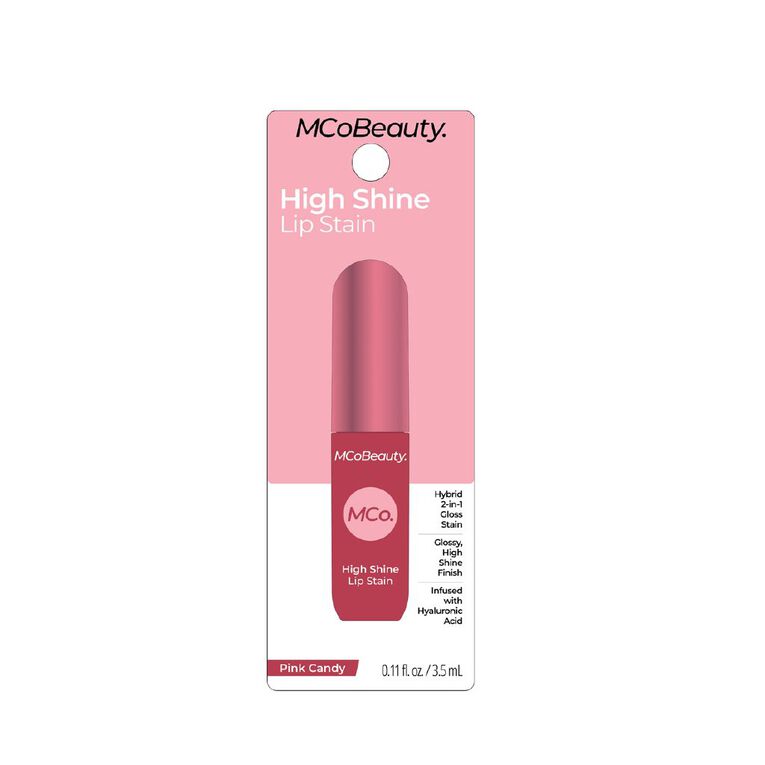 MCoBeauty High Shine Lip Stain - Pink Candy, , hi-res