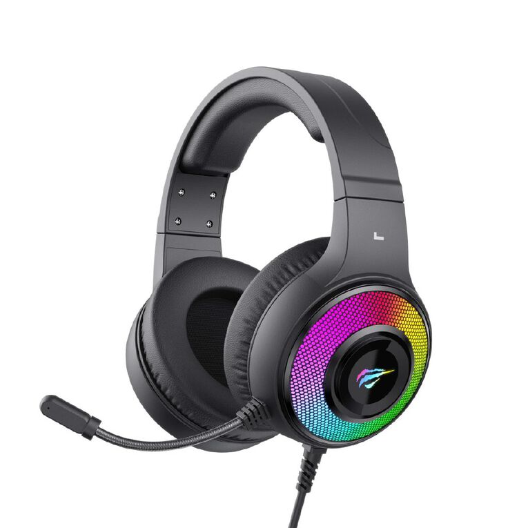 Gamenote 50mm RGB Headset Black H2042D Black/Blue, , hi-res