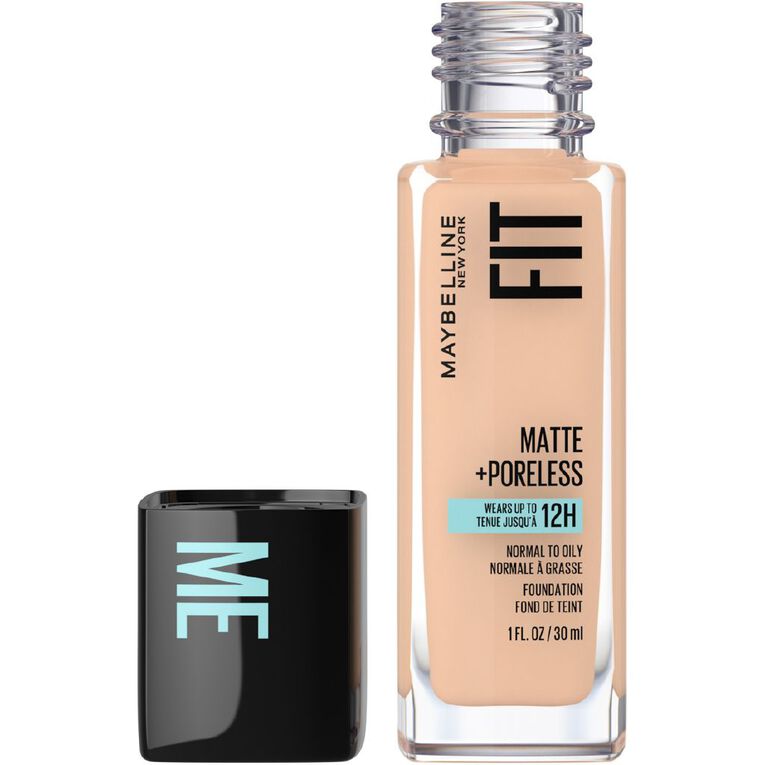 Maybelline Fit Me Matte + Poreless Foundation 125 Nude Beige, , hi-res