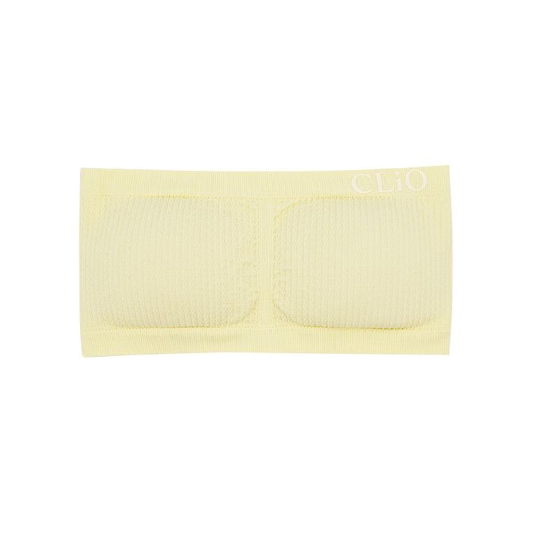 Clio Teen Seamfree Bandeau, Yellow Light, hi-res